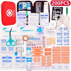 Las mejores Herramientas y maquinaria para tu casa o campo 21 HONYAO Botiquín de Primeros