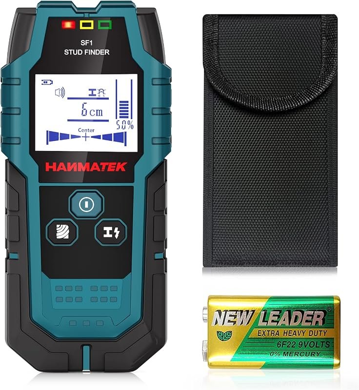 Detector, Sensor Electrónico 4 en 1, Escáner de Pared, Detector de Tubería Metálica con Pantalla LCD para Dete